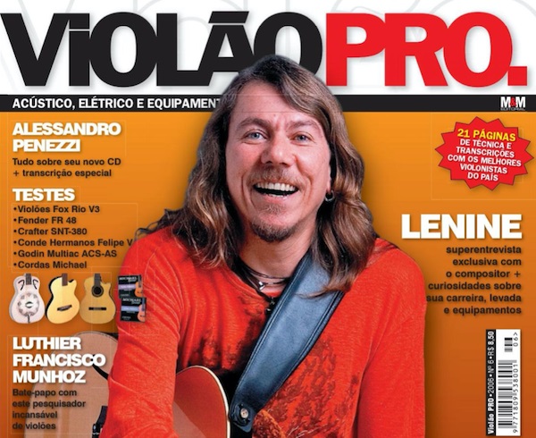 Revista Violão Pro - Capa Lenine - Edição 6 - novembro 2006